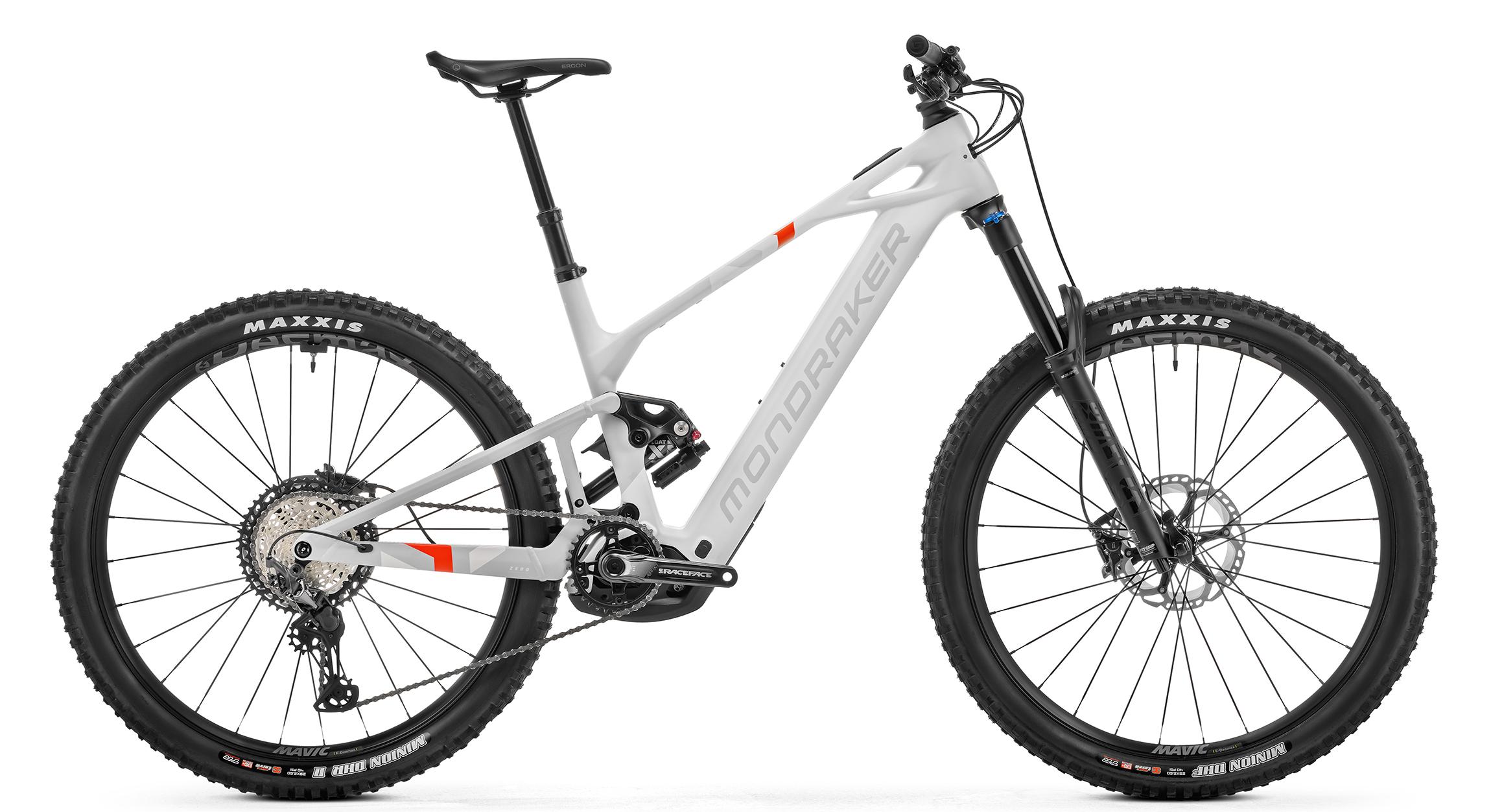 MONDRAKER Crafty Carbon R bunker grey/fog grey/flame red 2025 M/L